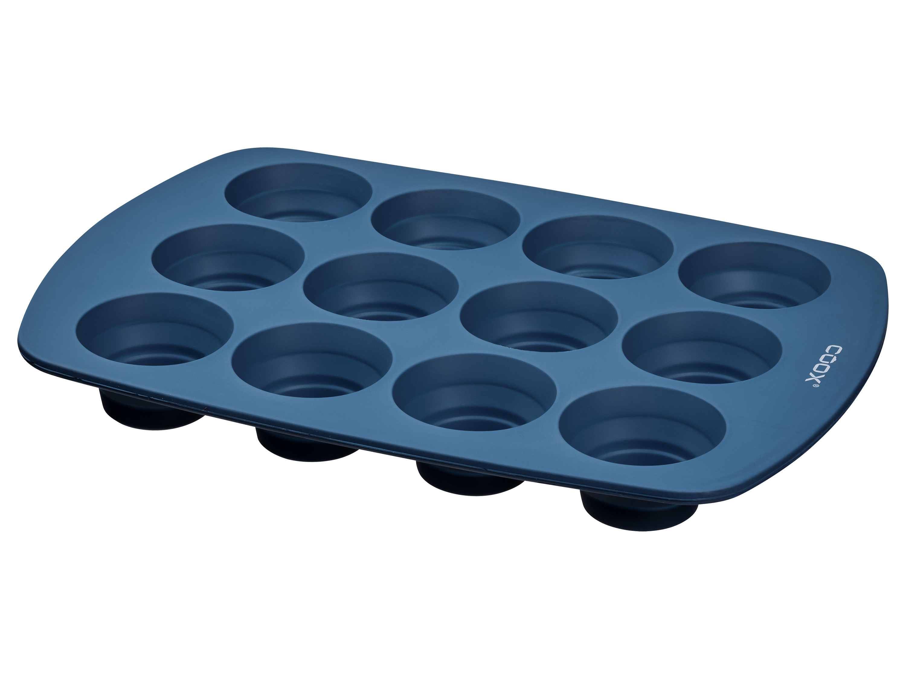Coox Silikonová forma na muffiny (modrá)