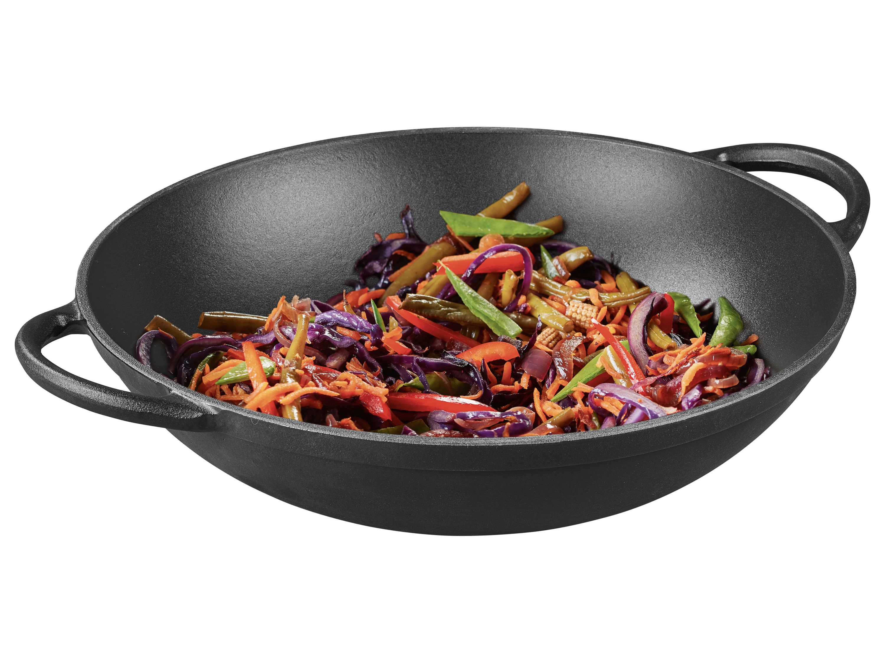 Grillmeister LitinovĂˇ pĂˇnev / PekĂˇÄŤ na chlĂ©b / HolandskĂˇ trouba, 4,2 l (litinovĂˇ pĂˇnev wok)