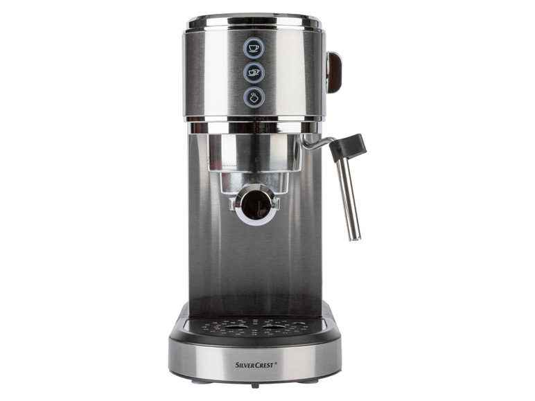  Zobrazit na celou obrazovku SILVERCREST® KITCHEN TOOLS Espresso pákový kávovar Slim SSMS 1350 B2 - Obrázek 3