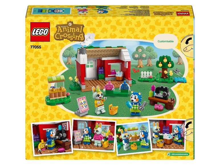 Krabička LEGO Animal Crossing 77055 s postavičkami a herními sety.