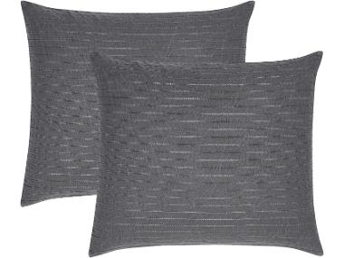 Sada dekorativnív potahů na polštáře, 70 x 80 cm, šedá, 2dílná