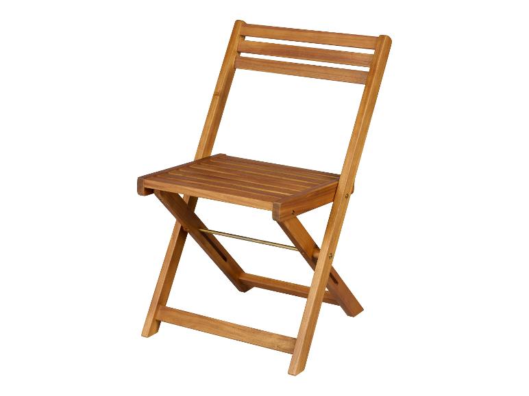 Dřevěná skládací židle.