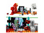 Lego Minecraft sada s Nether portálem, zombie a Wither kostrou.