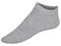 Krátké šedé bavlněné ponožky.
