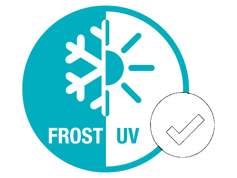 Frost a UV: zaručená ochrana.