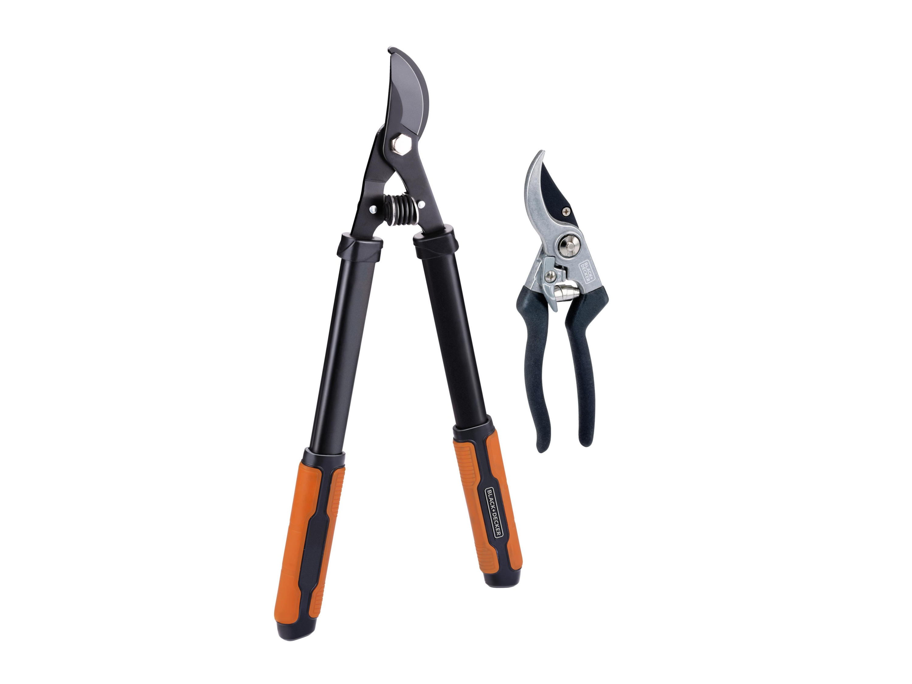 Black & Decker Dvoudílná sada nůžek: kovadlinkové + nůžky na stromy
