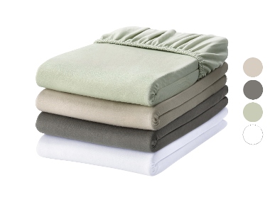 LIVARNO home Žerzejové napínací prostěradlo, 90-100 x 200 cm