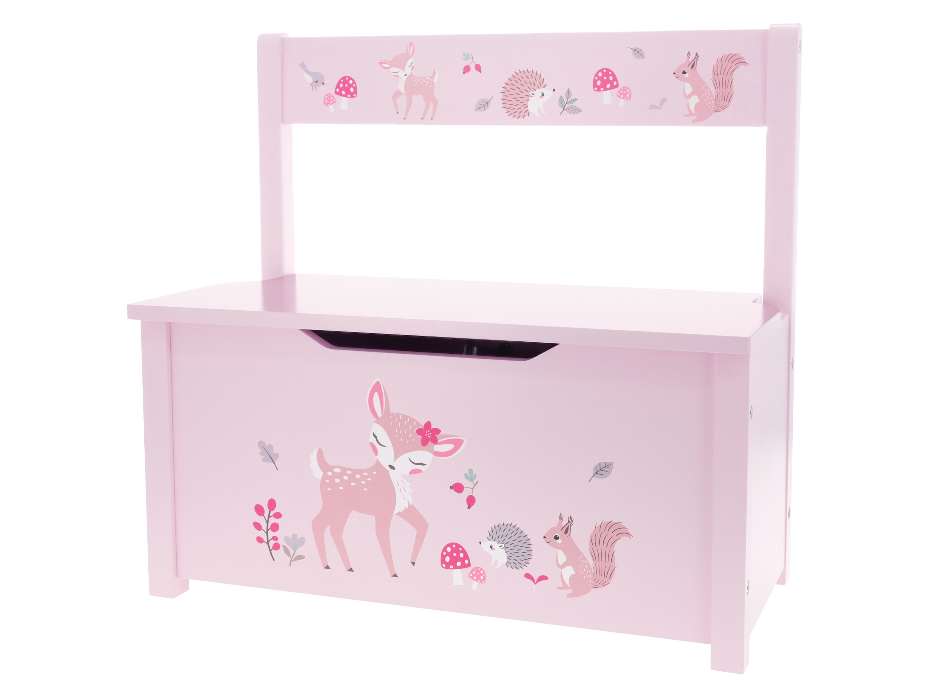 Lupilu® Dětská lavice, 29 x 62,5 x 58,5 cm (světle růžová)