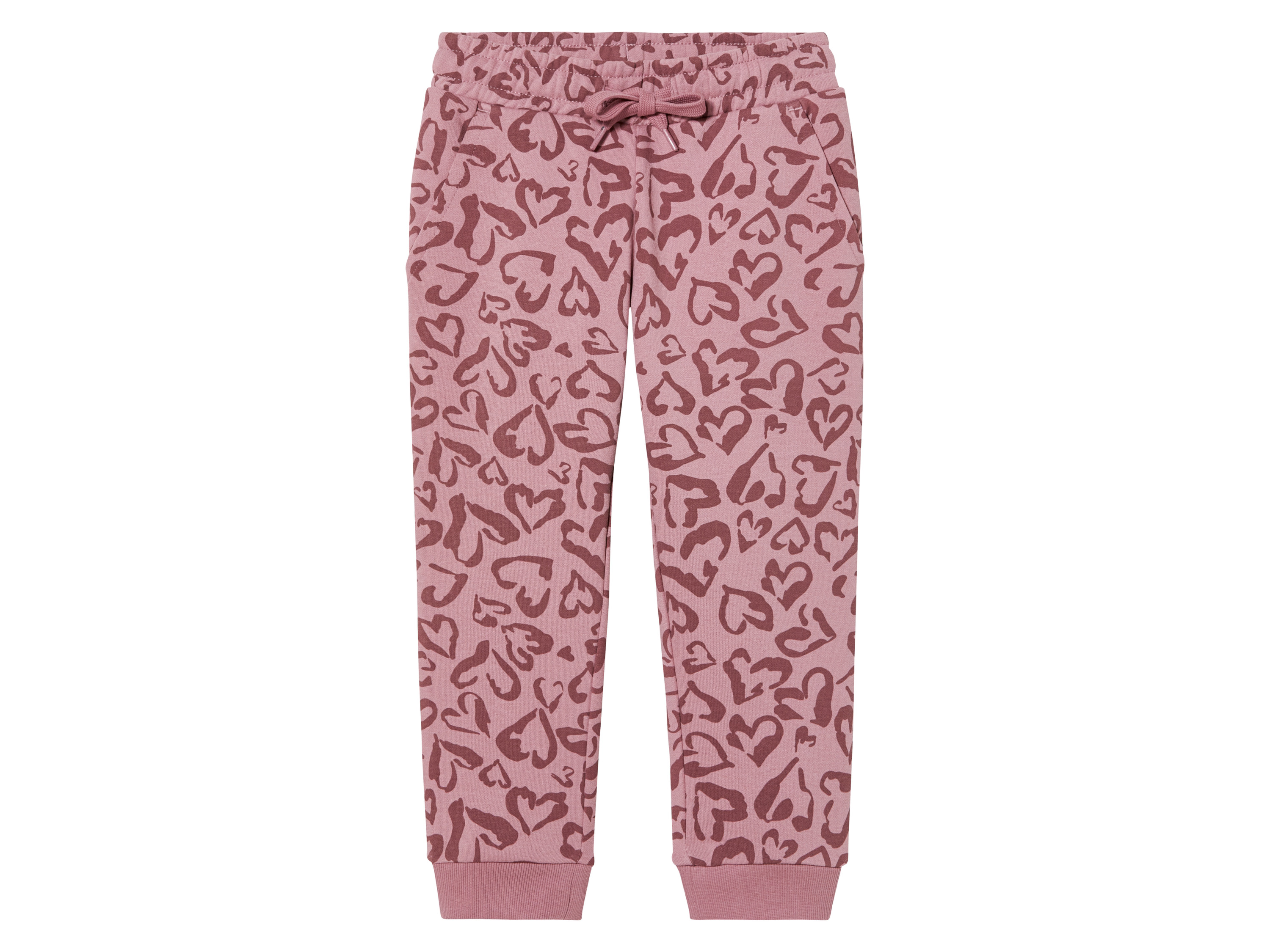 lupilu® Dívčí tepláky (vzorovaná/růžová, 98/104)