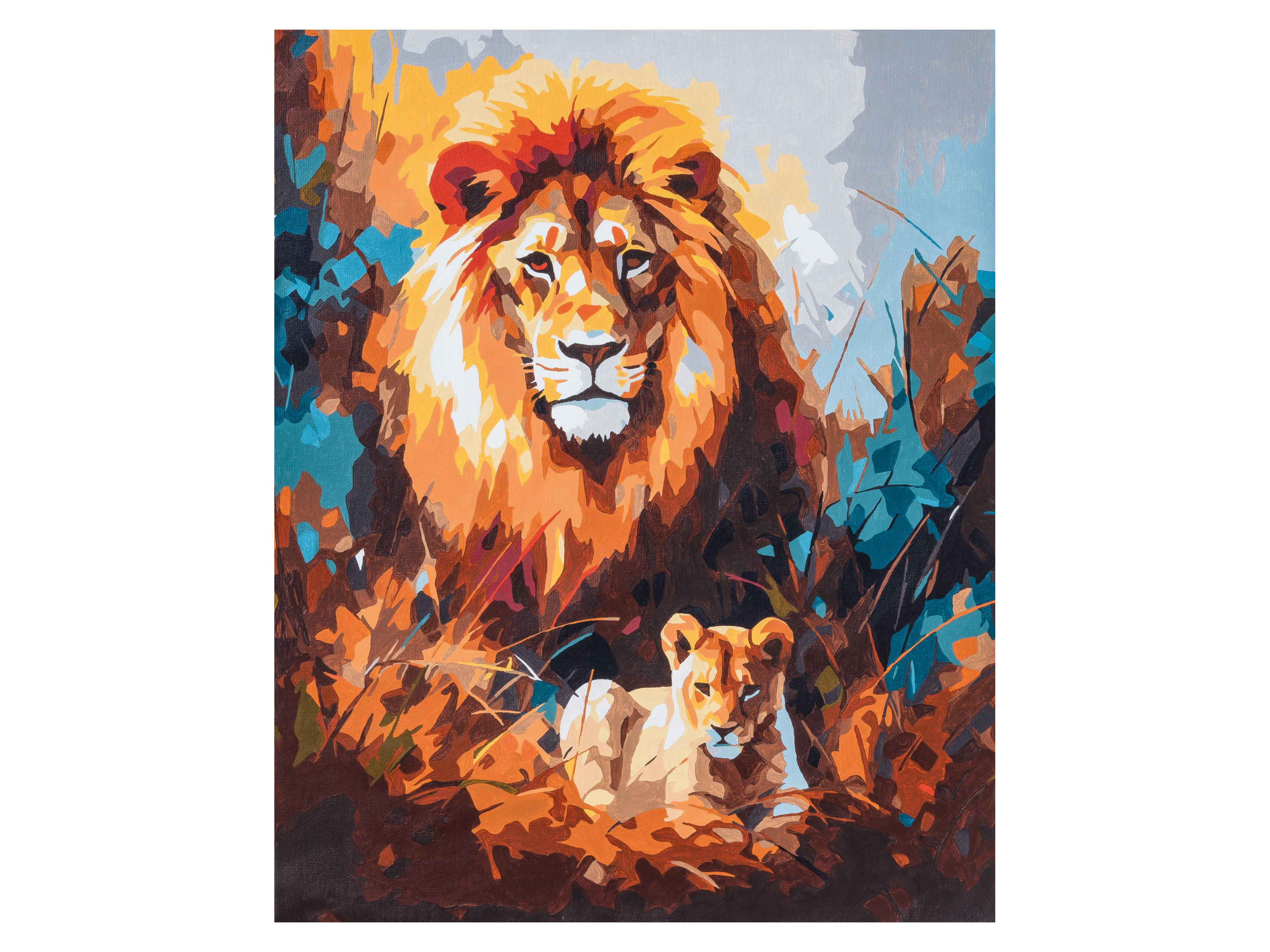 crelando® Malování podle čísel (lev)