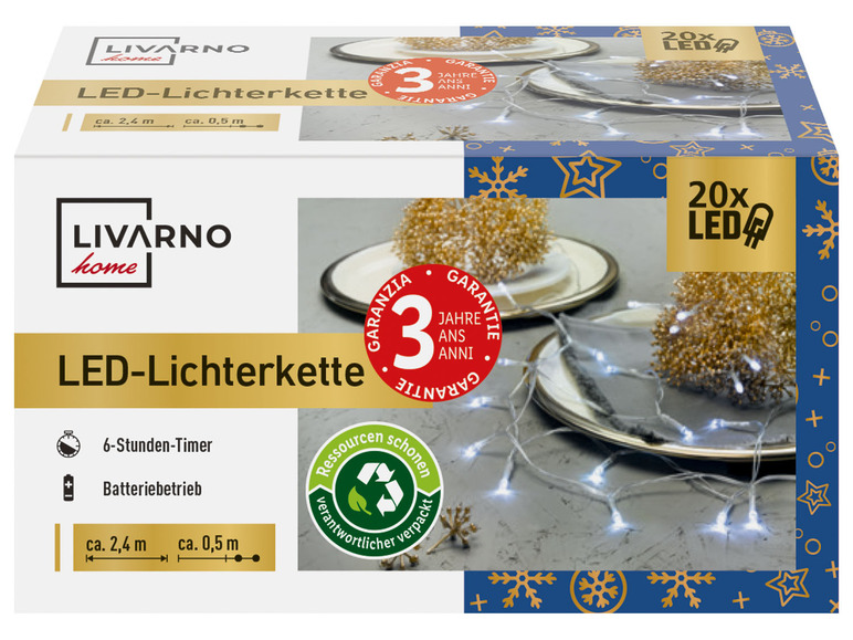  Zobrazit na celou obrazovku LIVARNO home Světelný LED řetěz - Obrázek 13
