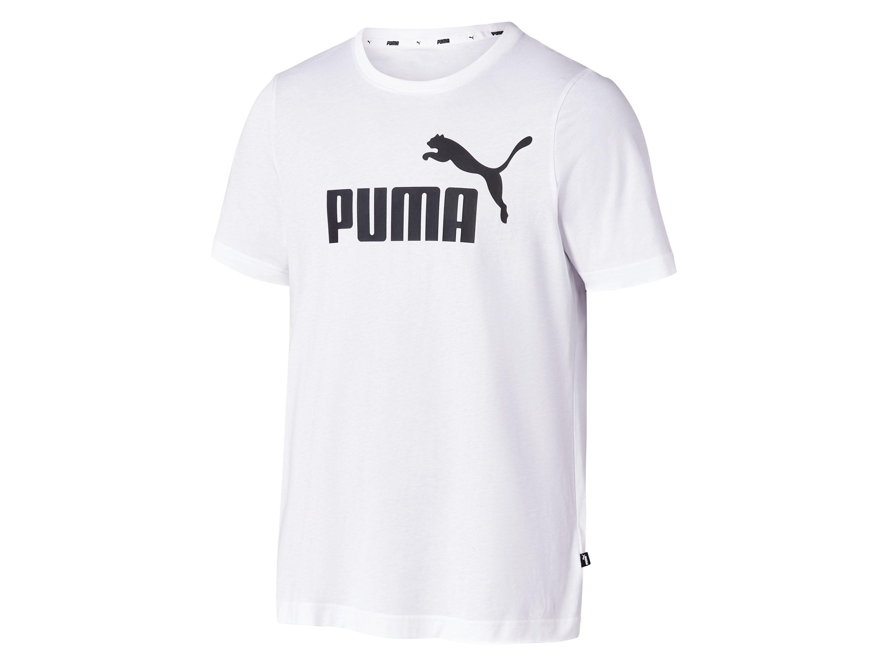 Puma Pánské triko ESS Logo Tee (bílá, M)