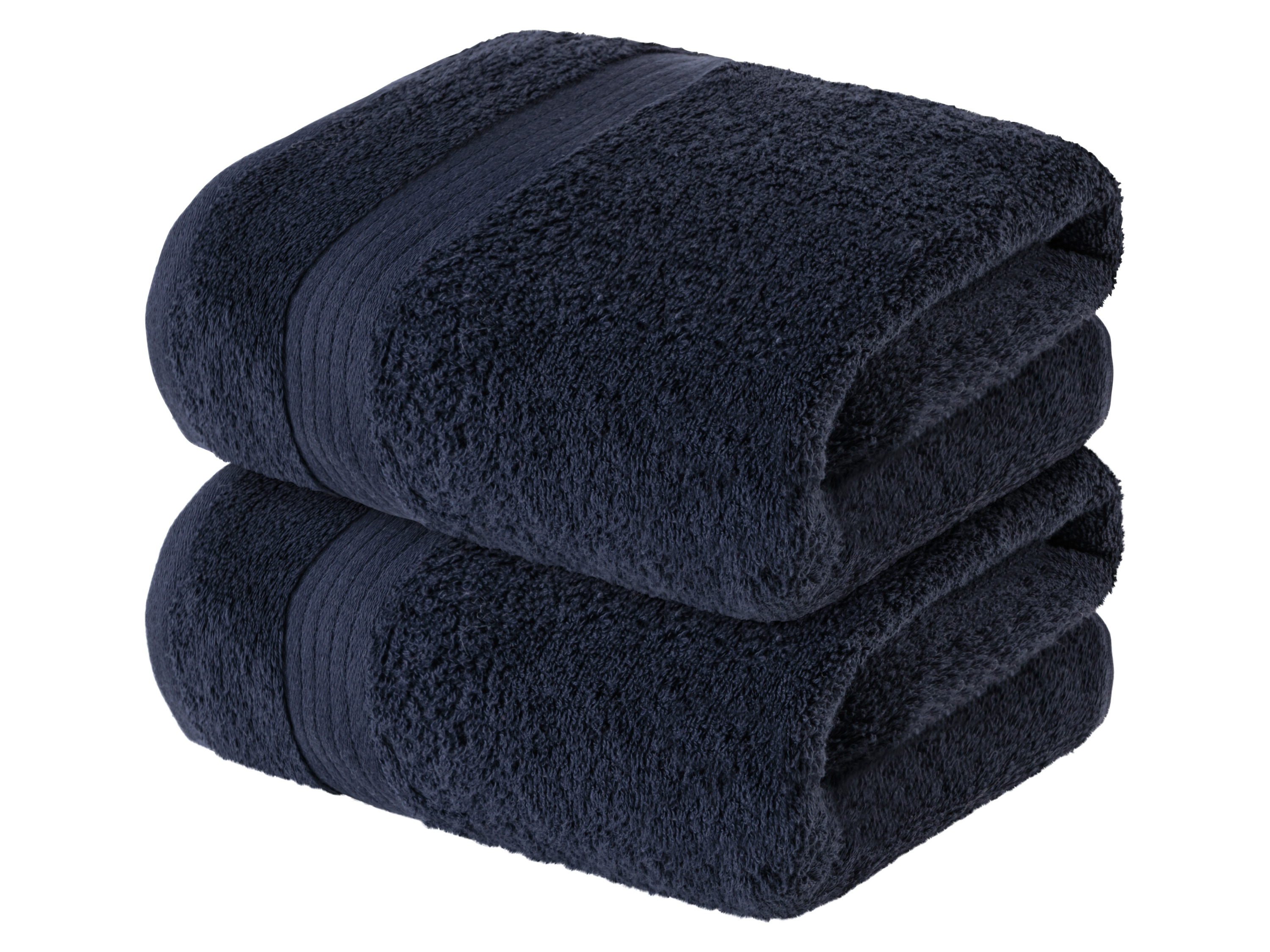 Livarno home Froté ručník, 50 x 100 cm, 500 g/m2, 2 kusy (tmavě modrá)