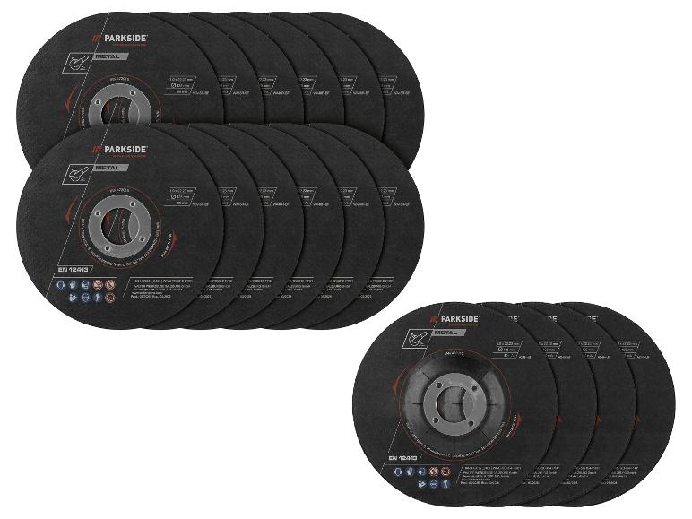 Sada řezných kotoučů Parkside Performance pro kov.