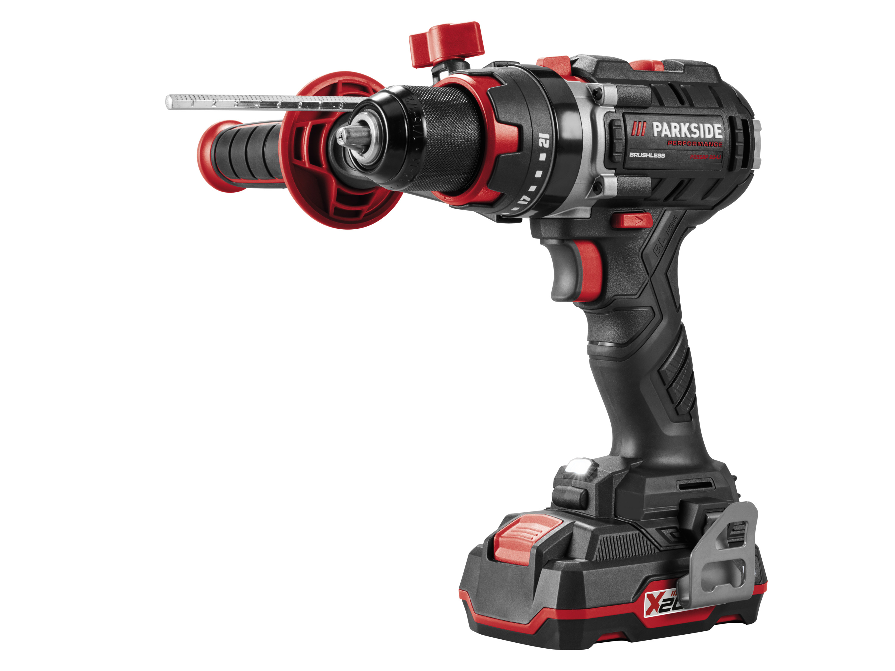 Parkside Performance® Sada s aku příklepovou vrtačkou Psbsap 20-Li D4