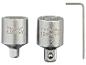 Nástavce Parkside 6.3mm a 10mm s imbusovým klíčem.