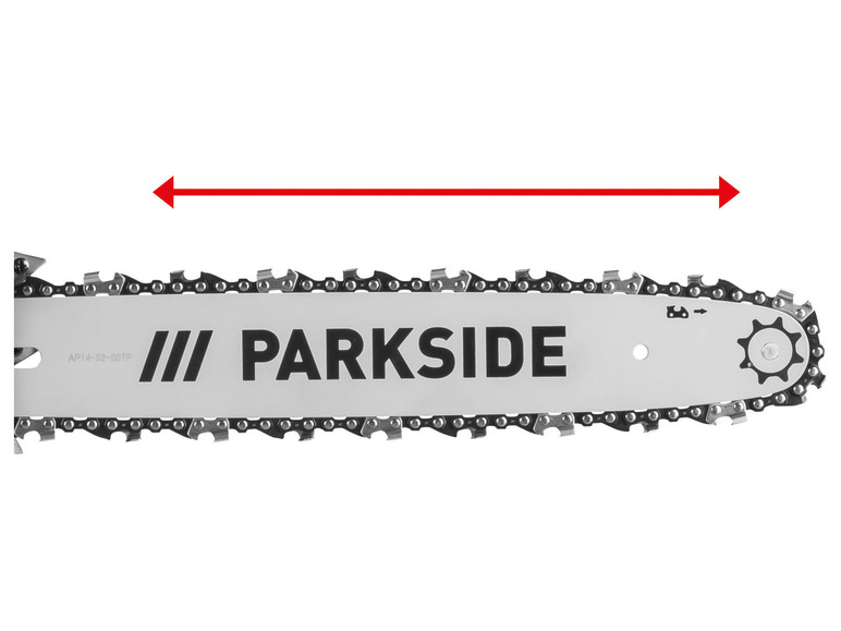  Zobrazit na celou obrazovku PARKSIDE Elektrická řetězová pila PKS 1600 B2 - Obrázek 8