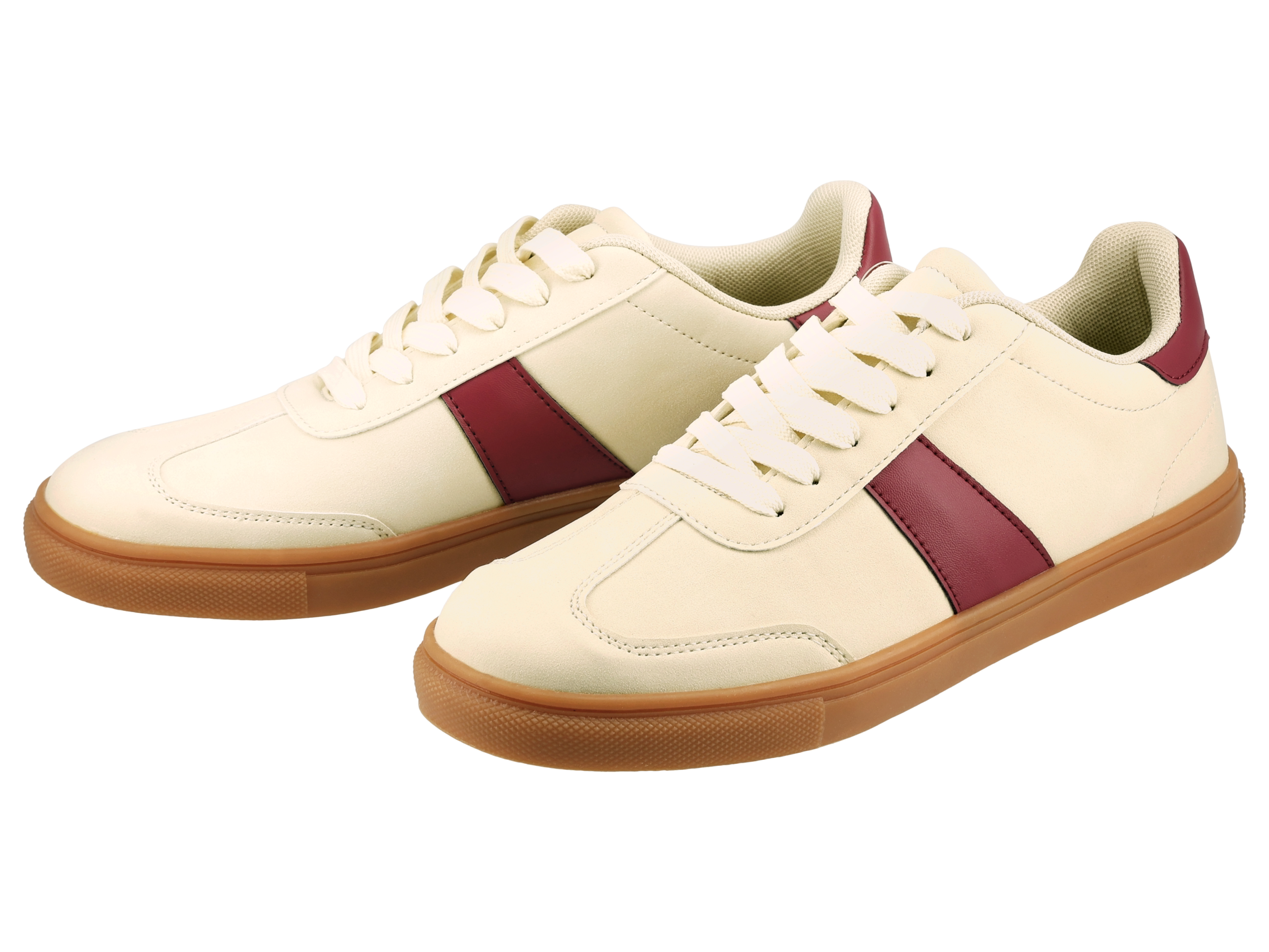 esmara® Dámská volnočasová obuv (krémová/červená, 40)