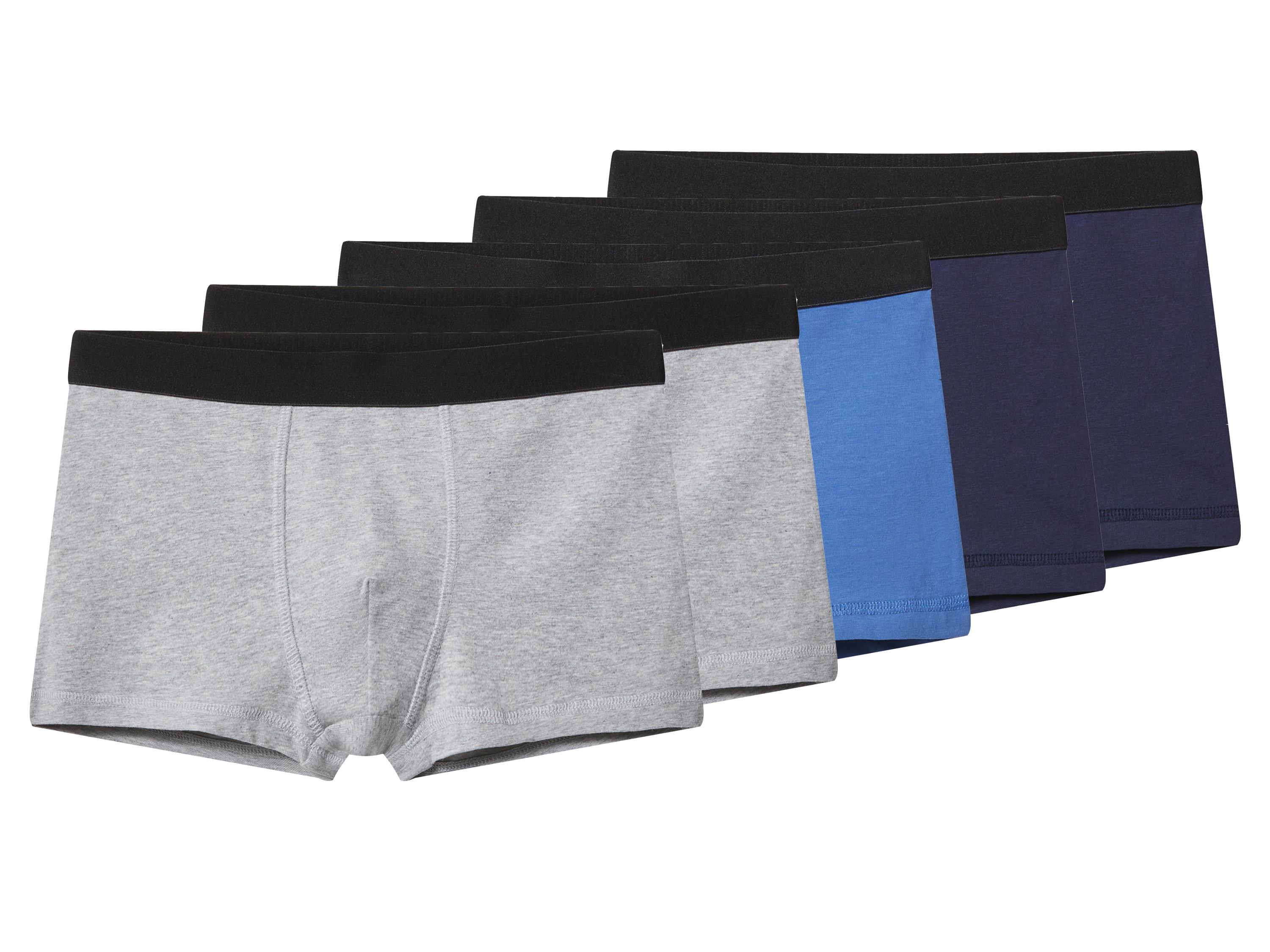 Esmara® Chlapecké boxerky, 5 kusů (modrá/šedá, 146/152)