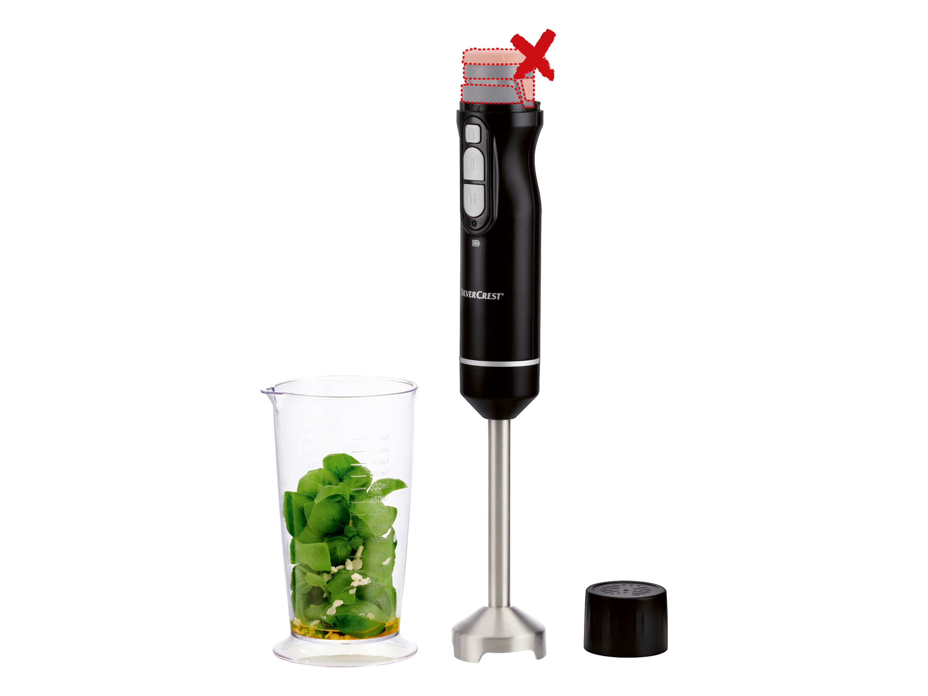 Silvercrest® Kitchen Tools Aku tyčový mixér Ssma 12 A1 – bez akumulátoru a nabíječky