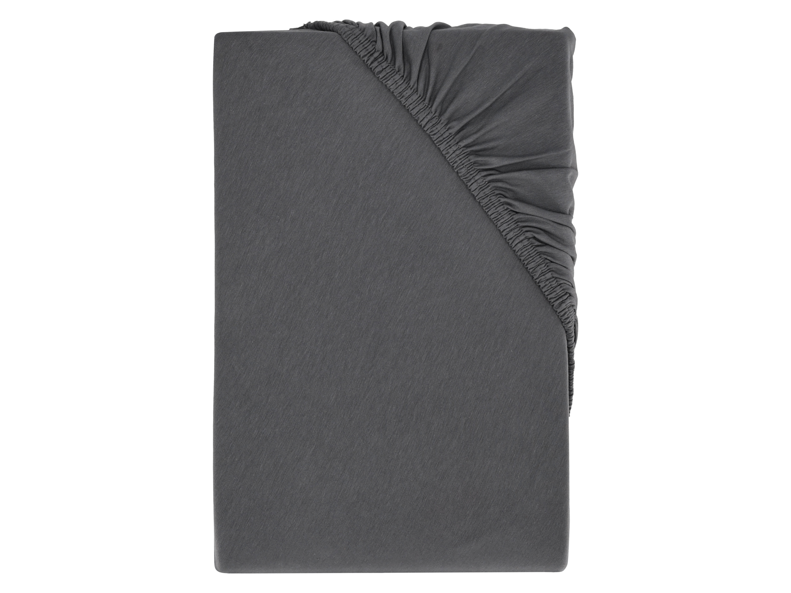 Livarno home Žerzejové napínací prostěradlo, 90–100 x 200 cm (šedá)
