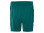 Tmavě zelené šortky s elastickým pasem.