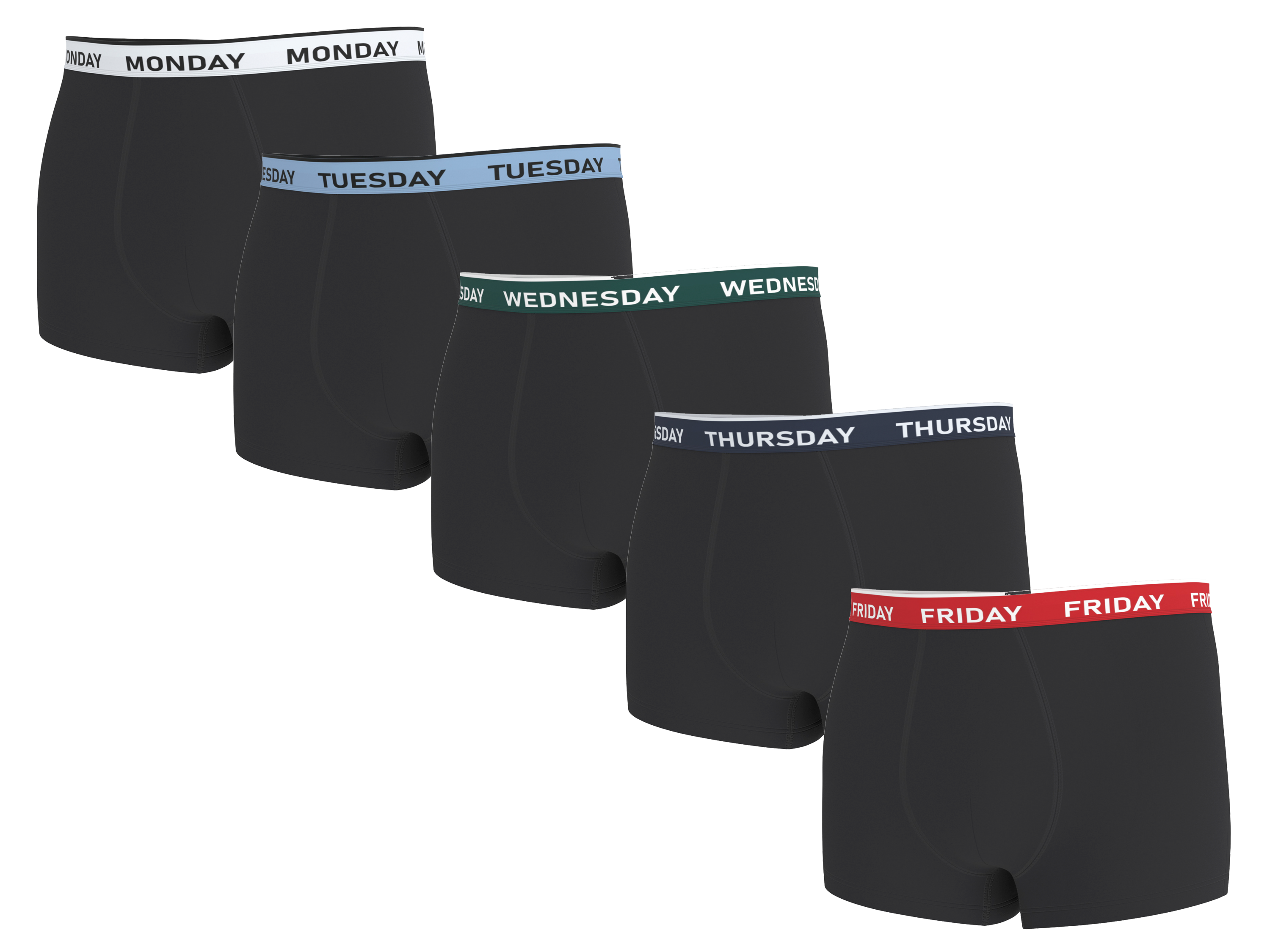 Esmara MEN Pánské boxery, 5 kusů (černá, 7/Xl)