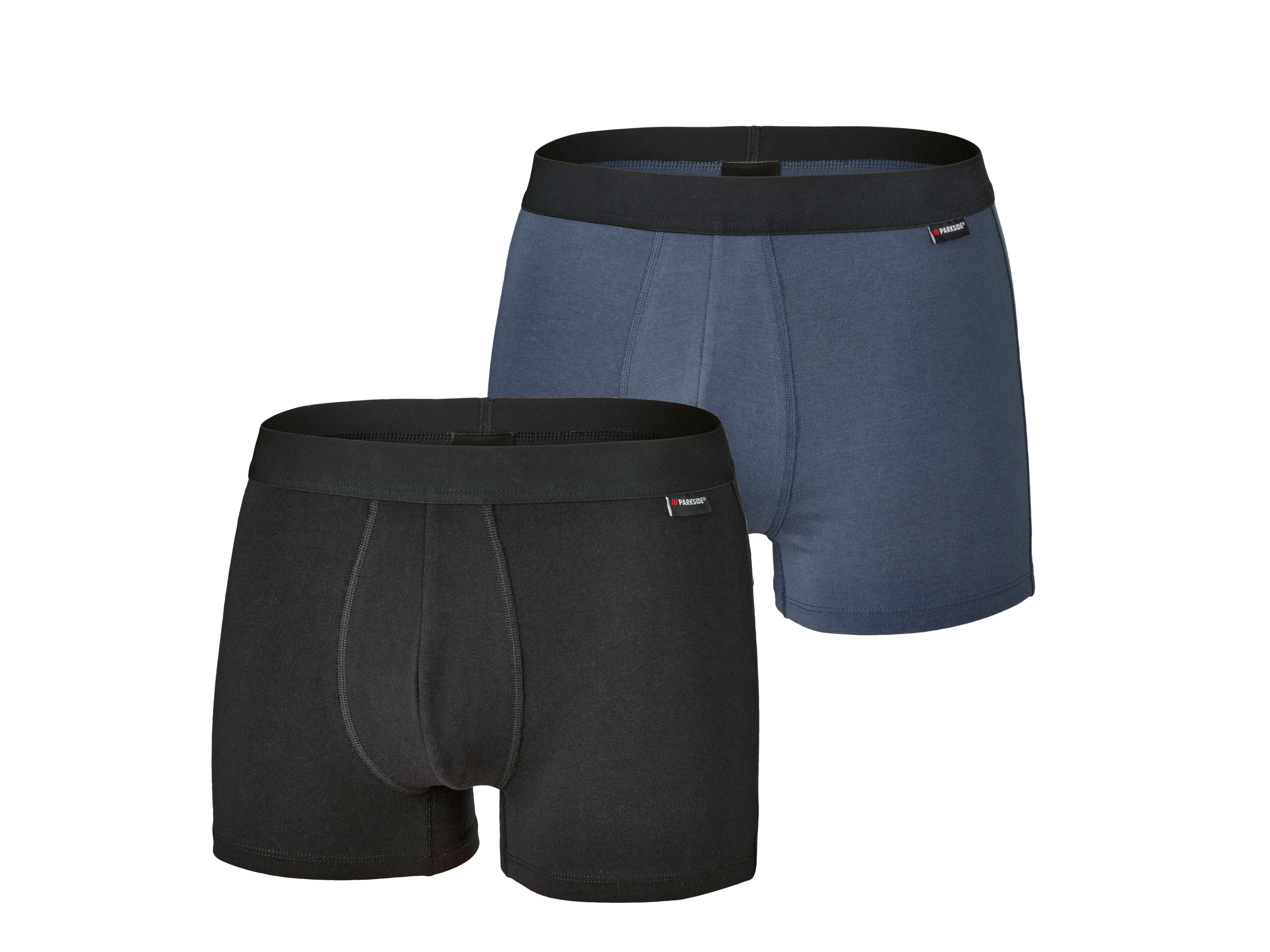Parkside® Pánské boxerky, 2 kusy (černá / navy modrá, 5/M)