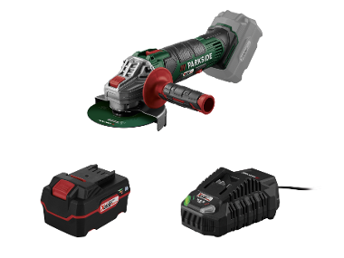 Aku úhlová bruska PWSA 20-Li G4, 4 Ah