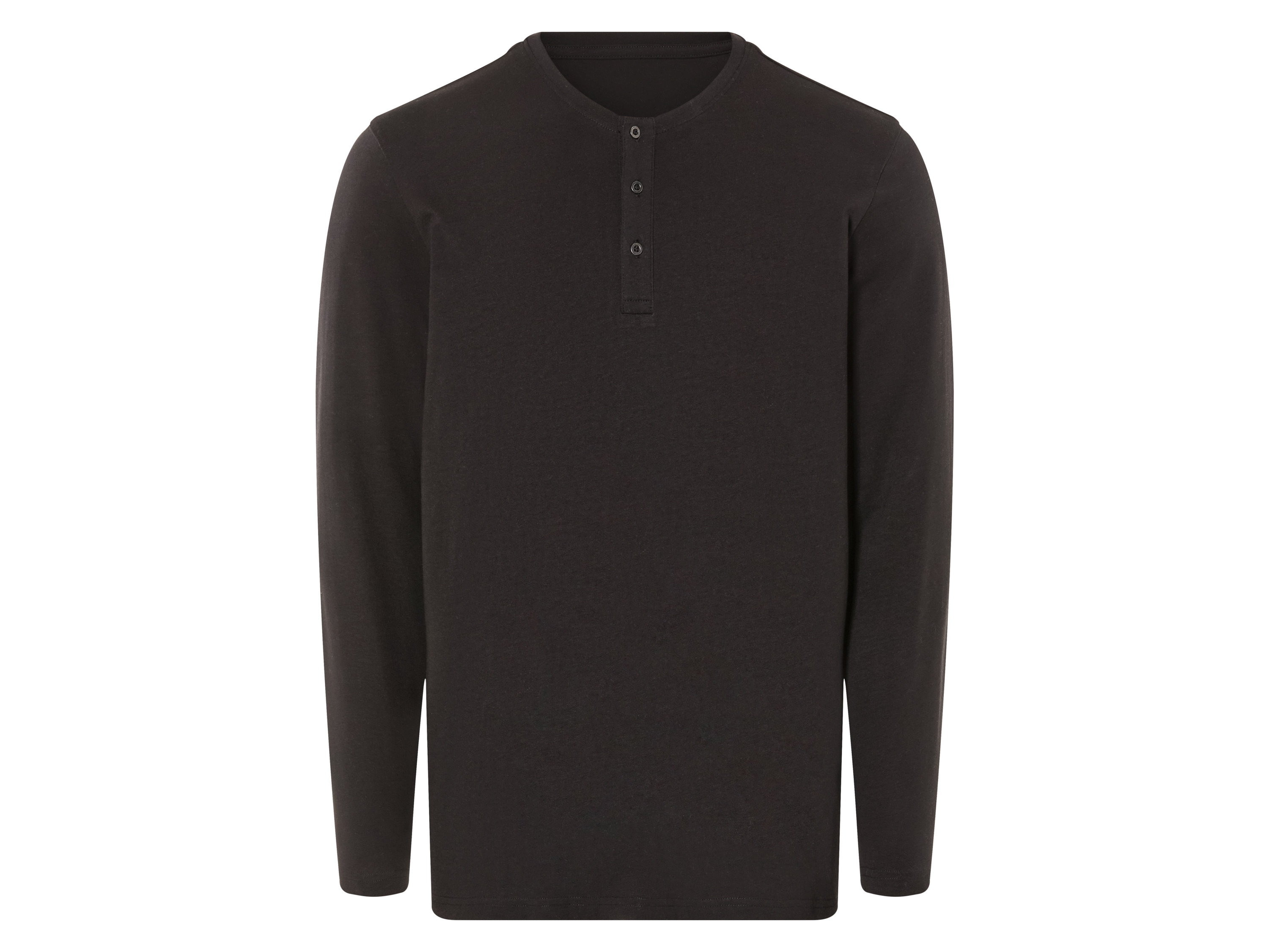 Livergy® Pánské triko s dlouhými rukávy (černá, XL (56/58))
