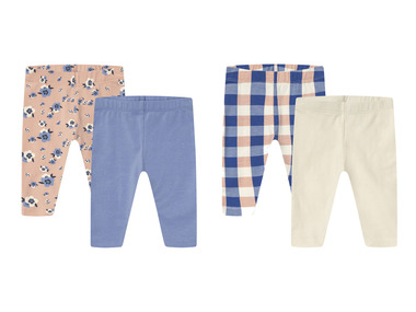 lupilu® Dívčí legíny, 2 kusy