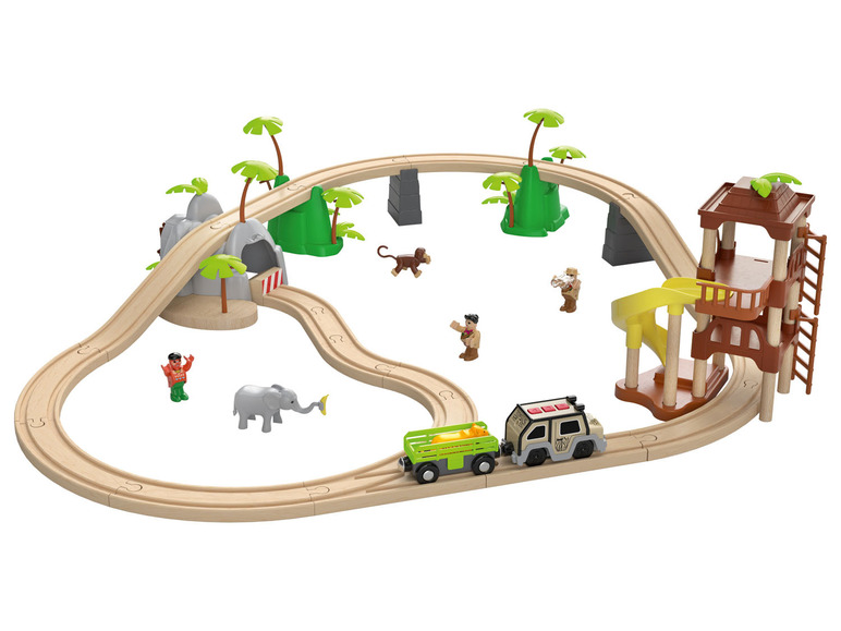  Zobrazit na celou obrazovku Playtive Dřevěná železnice Džungle / Osobní vlak - Obrázek 10
