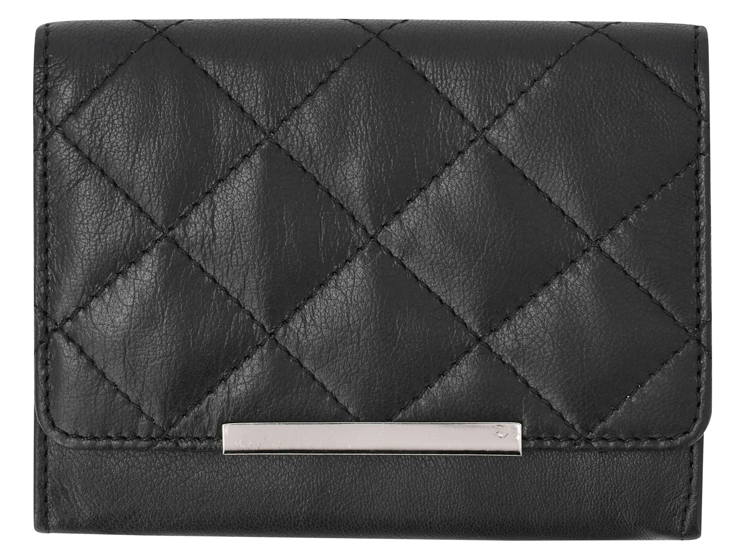 esmara® Dámská kožená peněženka (černá)