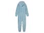 Světle modrá onesie s kapucí.