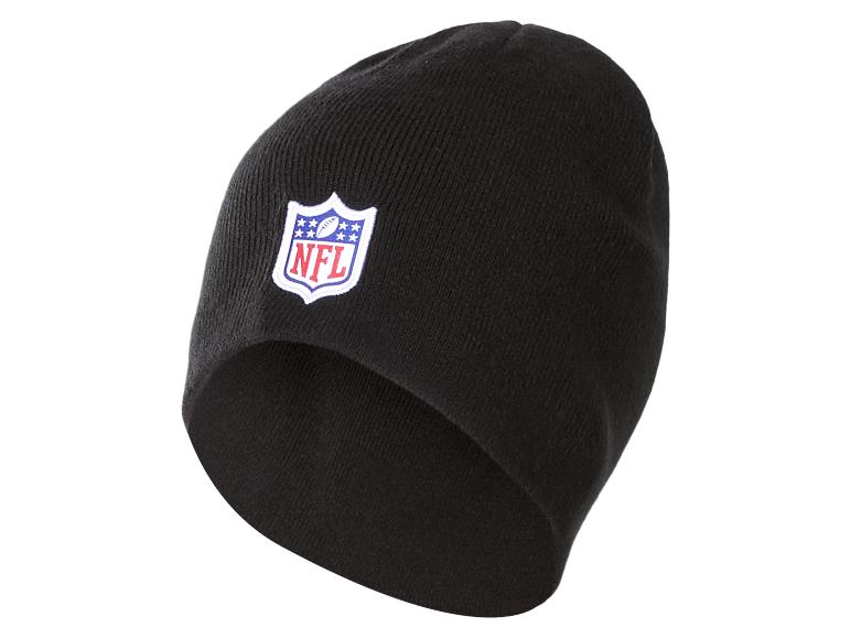Černá pletená čepice s logem NFL