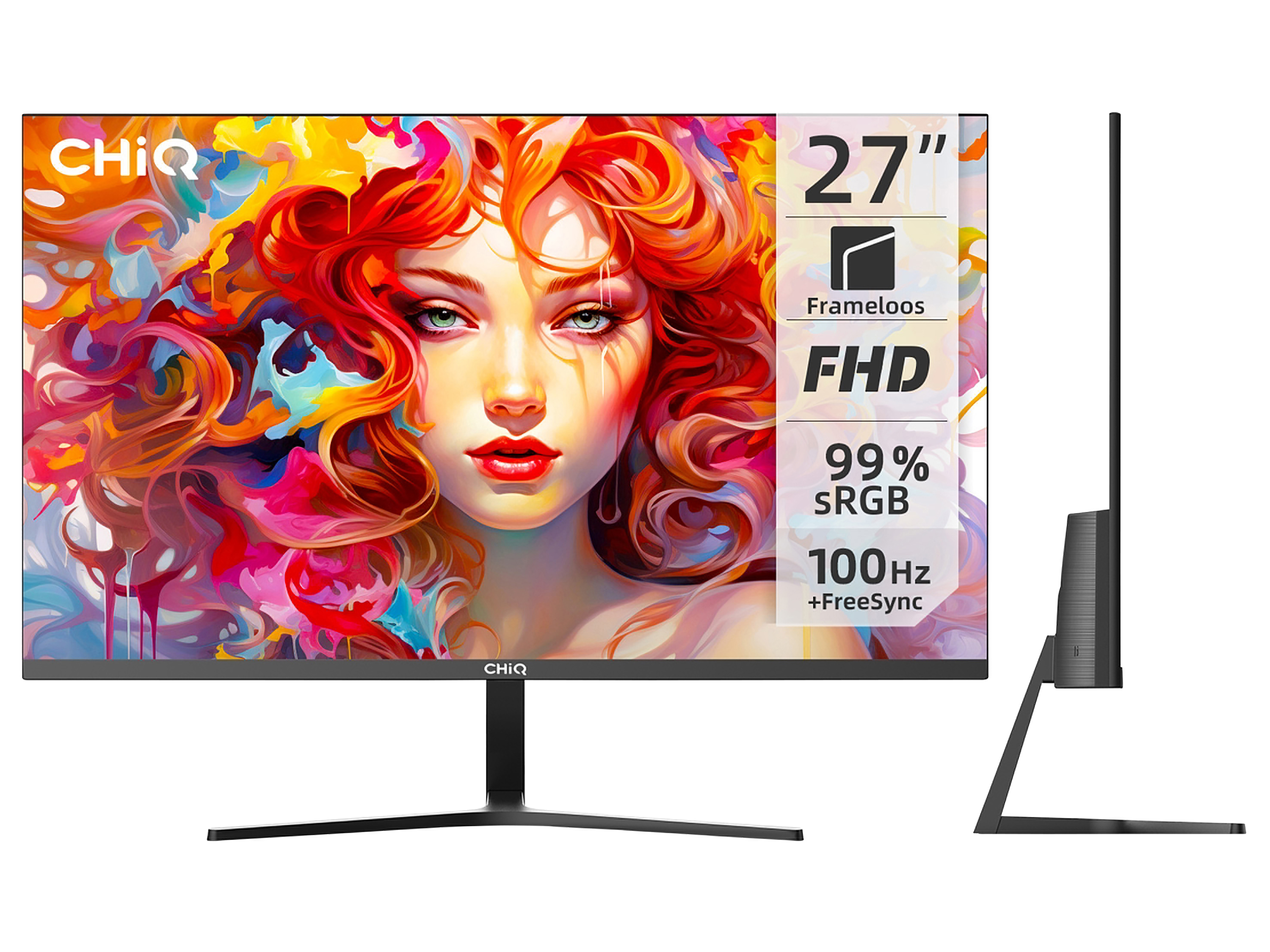 Chiq PC monitor »27F650R« s antireflexním povrchem