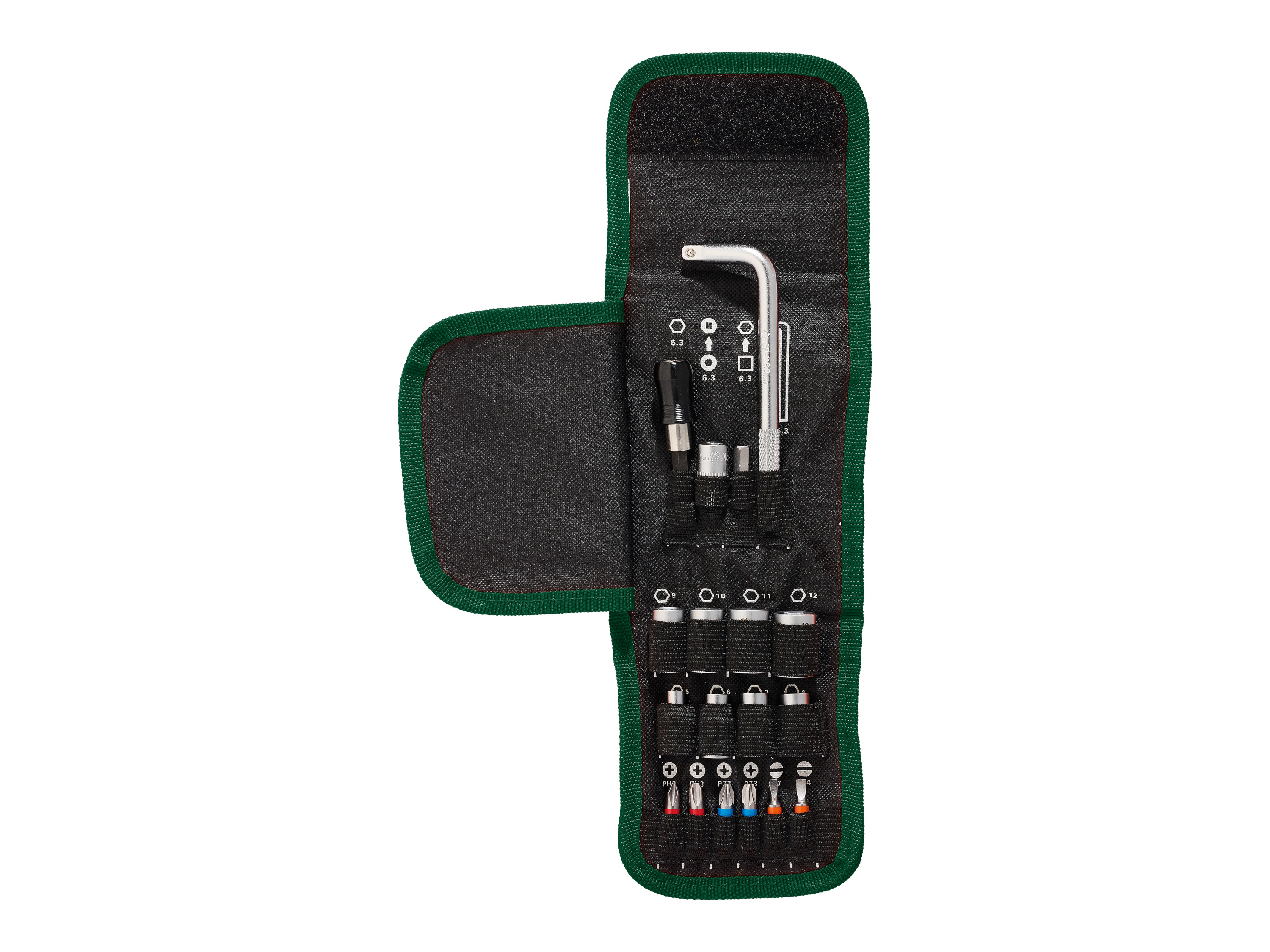 Parkside® Sada bitů / vrtáků / nástrčných klíčů, 18dílná (sada nástrčných klíčů)