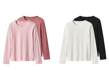 Esmara Kids Dívčí triko s dlouhými rukávy, 2 kusy