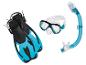 Ploutve Cressi, maska a šnorchl: modrá potápěčská výbava.