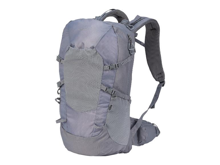 Šedý batoh CRIVIT pro turistiku nebo outdoorové aktivity.