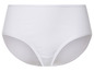 Bílé kalhotky s vysokým pasem.