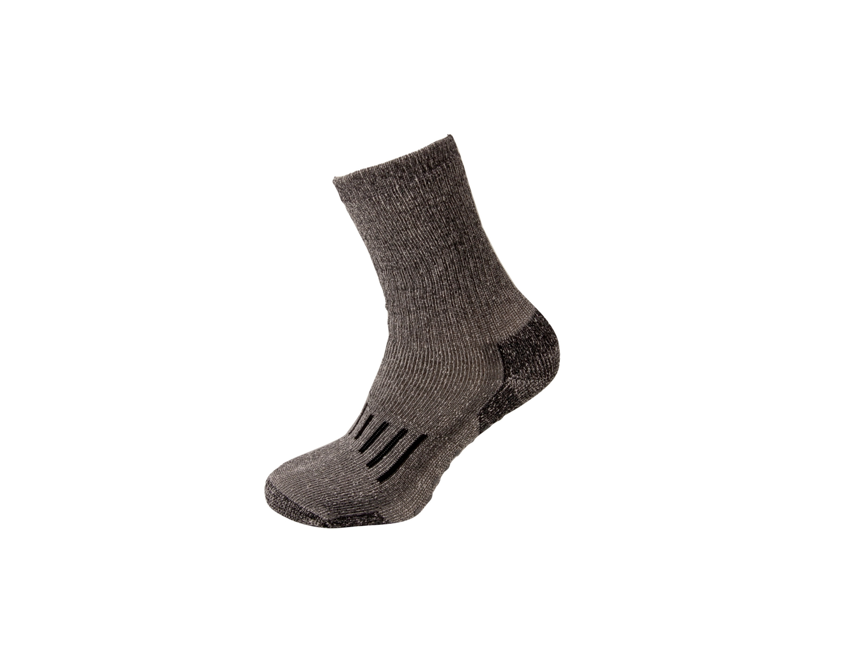 TXL Comfort Protiskluzové ponožky ze střižní vlny (šedá, 39-41)