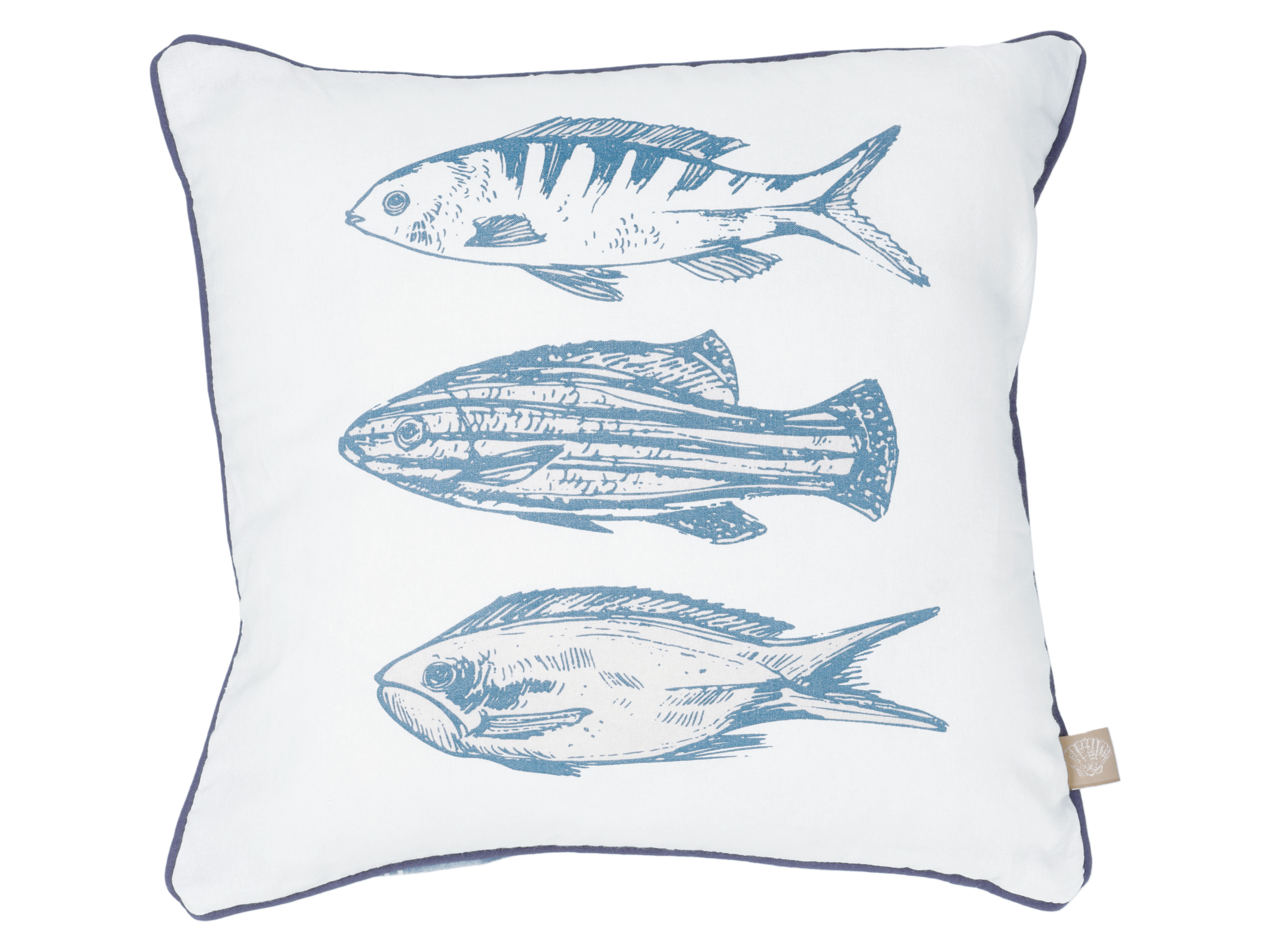 Livarno® Dekorativní polštář, 40 x 40 cm (ryby)