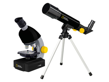 Sada teleskopu a mikroskopu