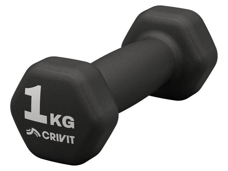  Zobrazit na celou obrazovku CRIVIT Činka, 1 kg / 2 kg, 2 kusy - Obrázek 4
