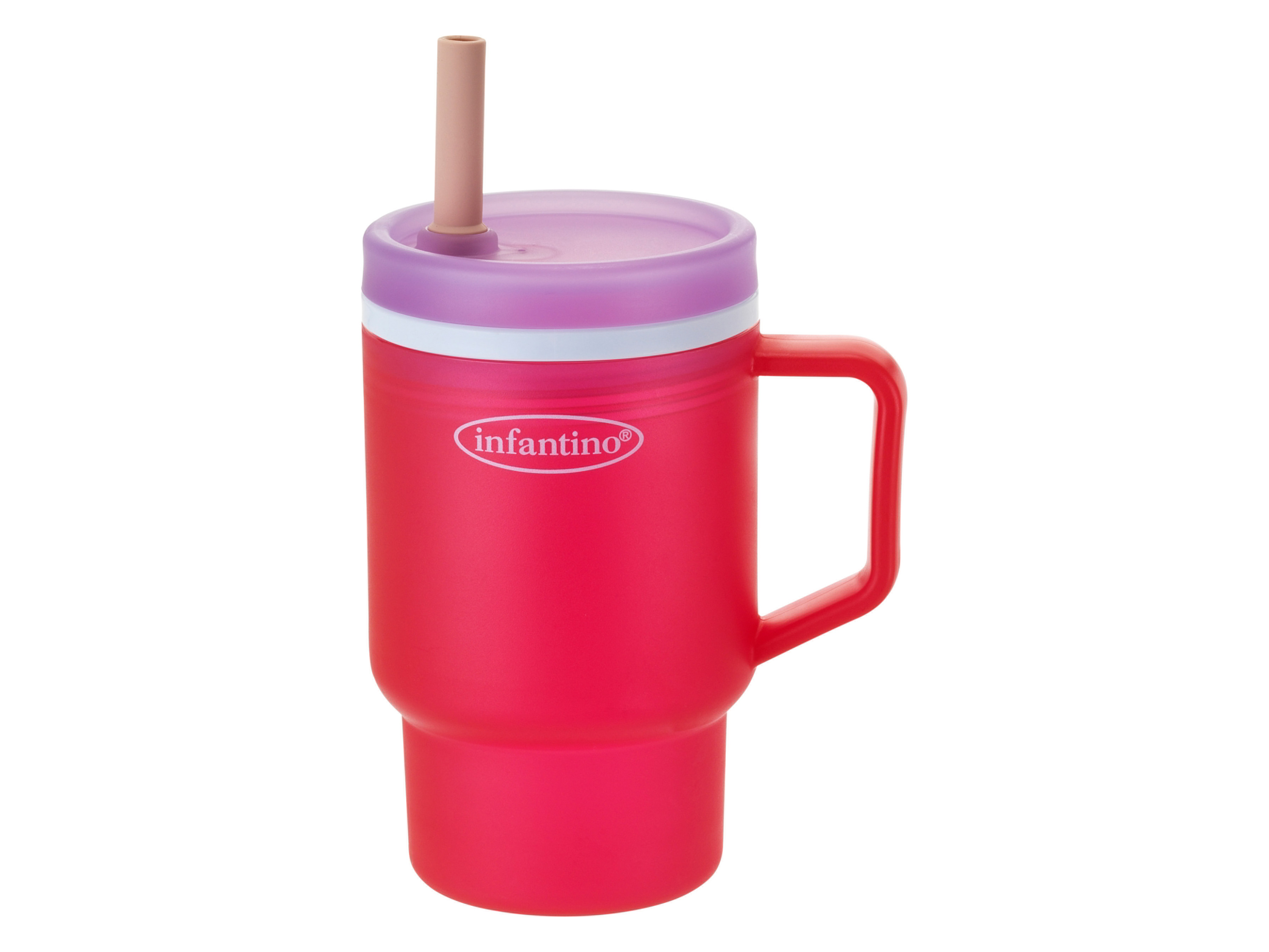 Infantino Láhev na pití My 1st Tumbler (světle růžová)