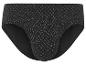 Pánské slipy černé s geometrickým vzorem.