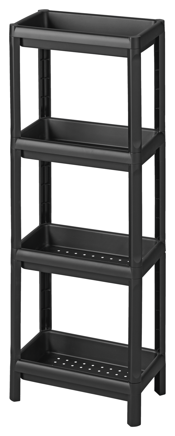 Livarno® Plastový regál, 38 x 23 x 100 cm