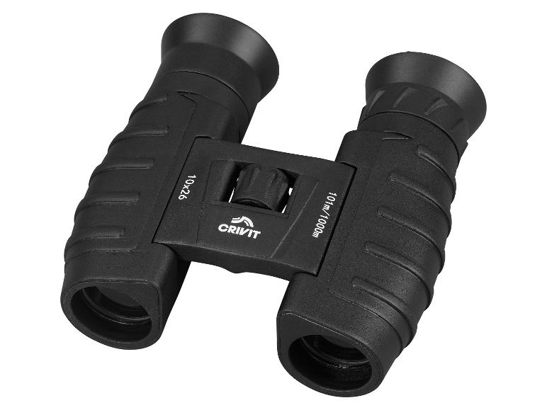 Černý dalekohled Crivit 10x26: kompaktní a praktický.