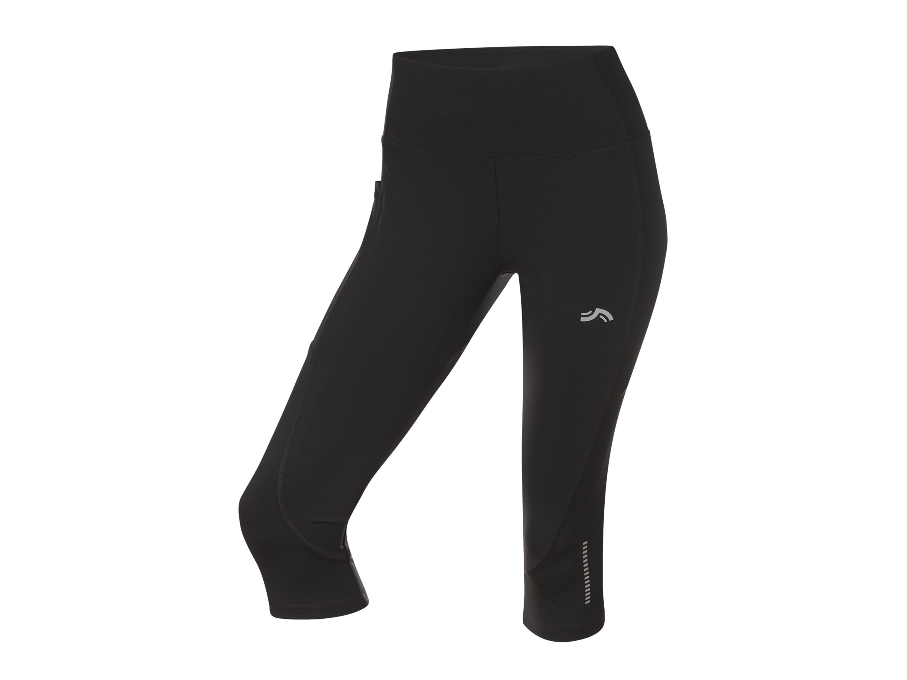 Crivit Dámské funkční capri legíny (XS (32-34), černá)